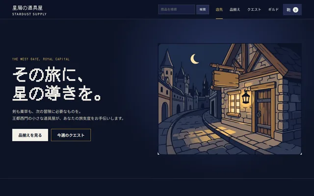 星屑の道具屋(RPG道具屋 EC)
