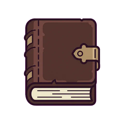 古代語辞典(ゲームアイテムアイコン、透過)